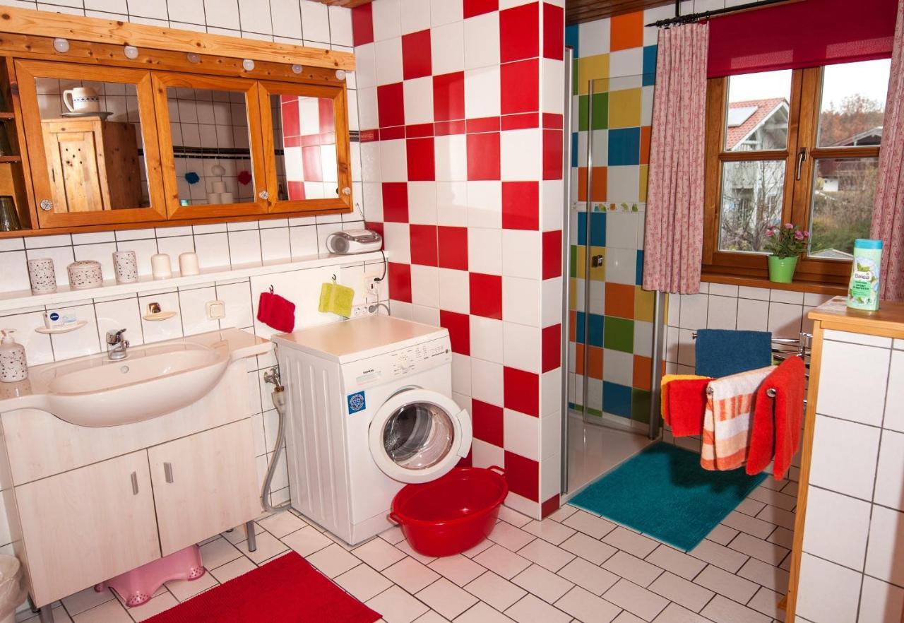 Ferienwohnung Sternschnuppe Chieming Dış mekan fotoğraf