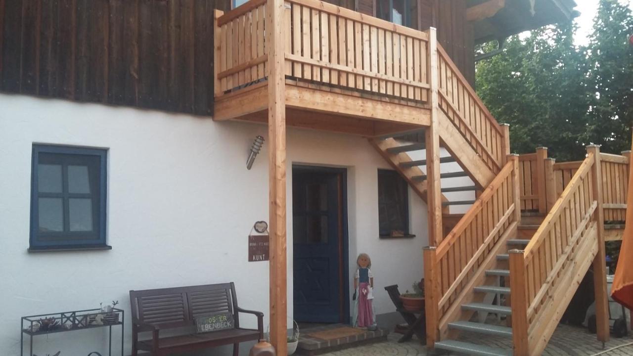 Ferienwohnung Sternschnuppe Chieming Dış mekan fotoğraf