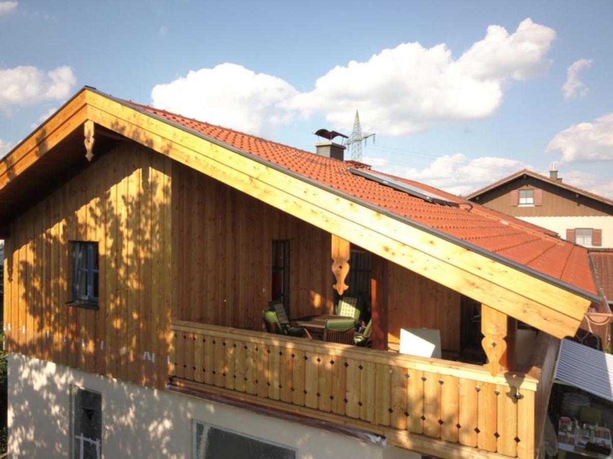 Ferienwohnung Sternschnuppe Chieming Dış mekan fotoğraf