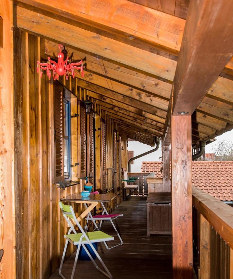 Ferienwohnung Sternschnuppe Chieming Dış mekan fotoğraf