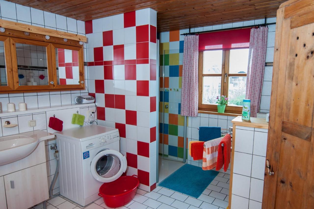 Ferienwohnung Sternschnuppe Chieming Dış mekan fotoğraf