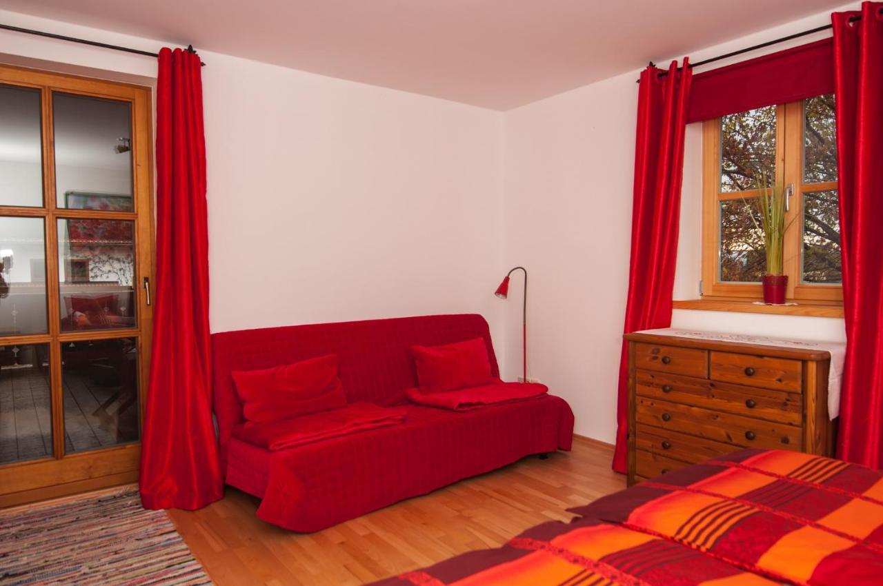 Ferienwohnung Sternschnuppe Chieming Dış mekan fotoğraf